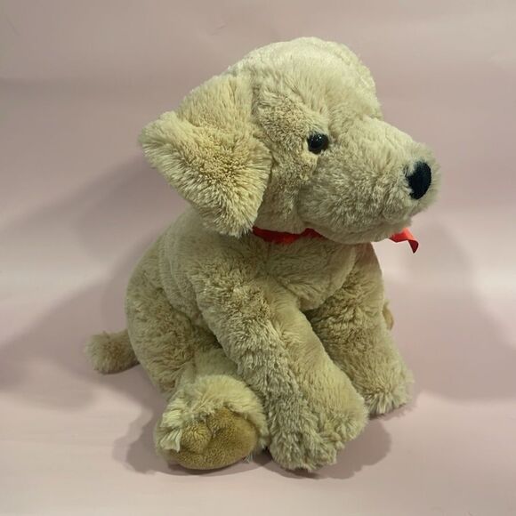 Princess Soft Toys Melissa & Doug Plush Dog Yellow Labrador Lab Puppy 11" Inch - Picture 5 of 9